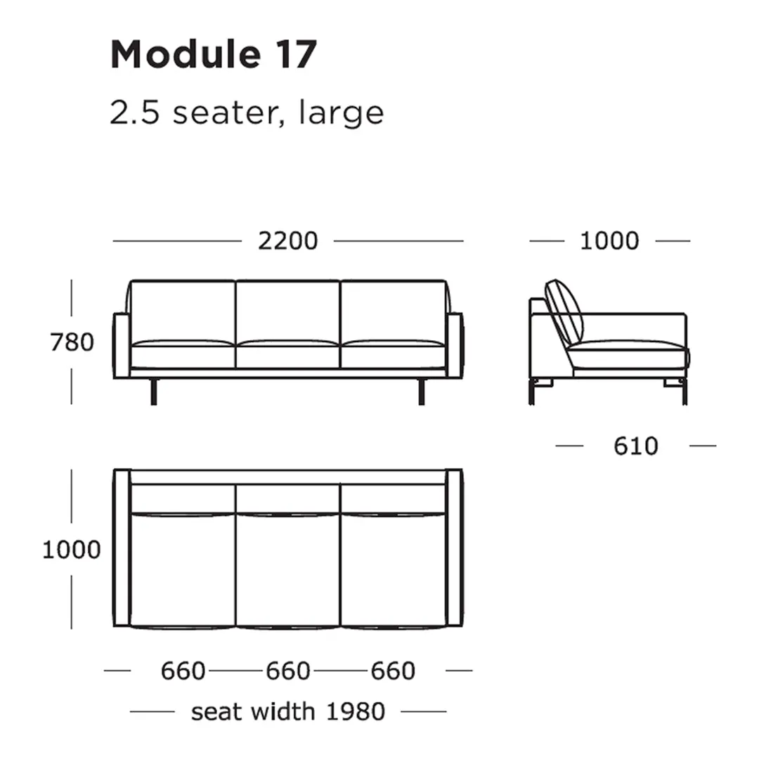 Edge V1 Modular Sofa (Modules 17-24)