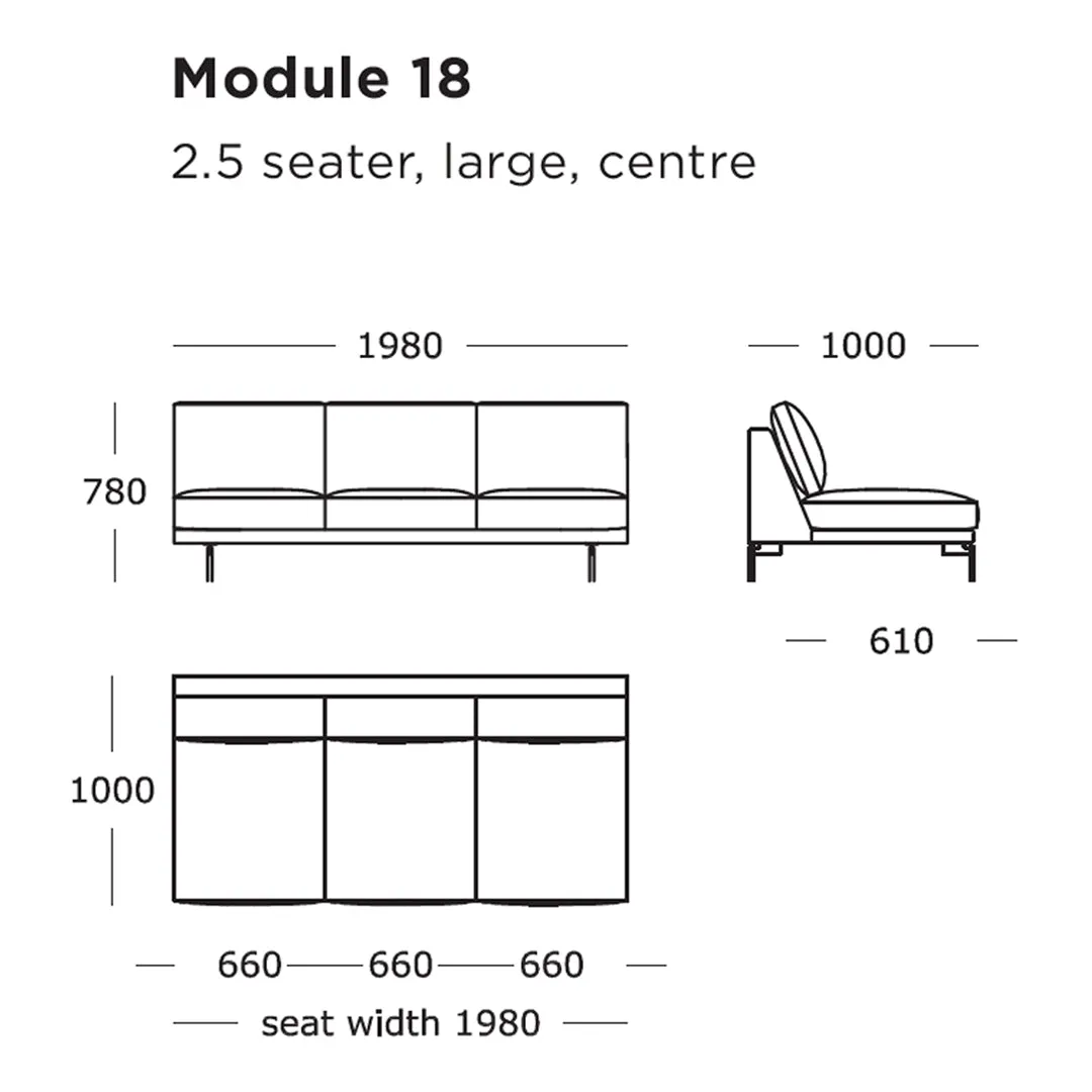 Edge V1 Modular Sofa (Modules 17-24)