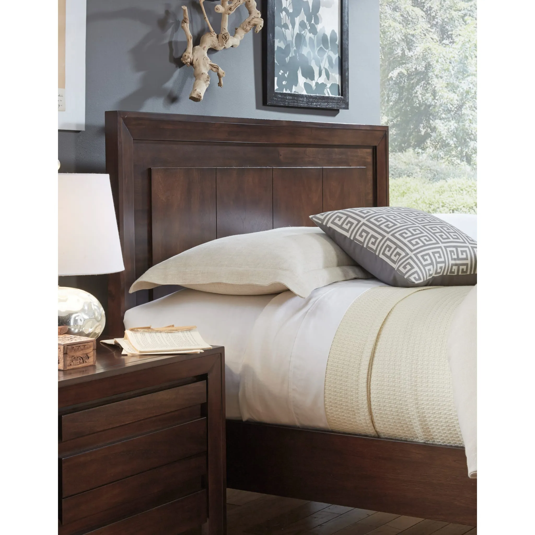 Element Nightstand in Chocolate Brown Modus