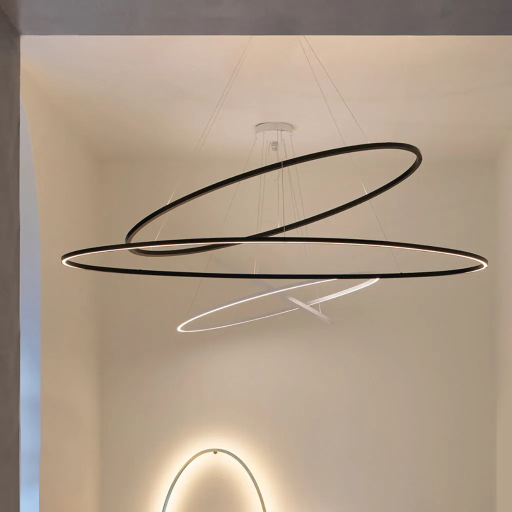 Ellisse Double Chandelier Pendant Light