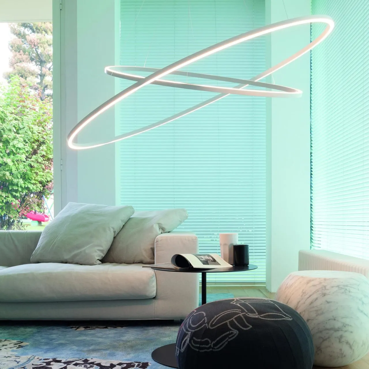 Ellisse Double Chandelier Pendant Light