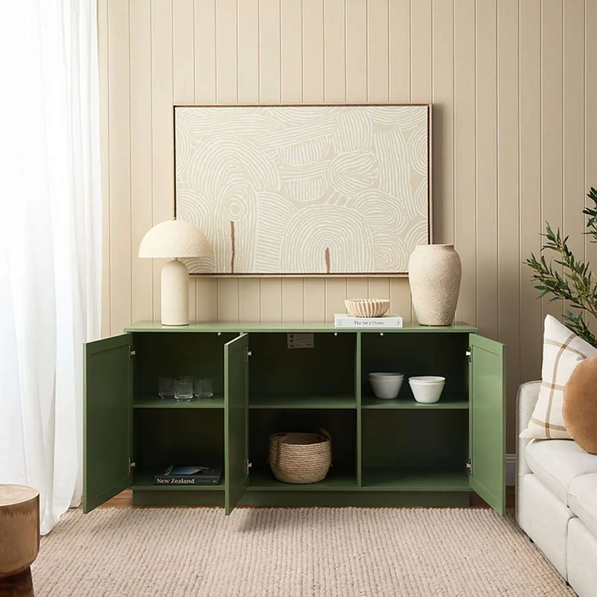 Eros Buffet - Sage Green Mocka