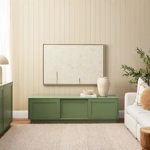 Eros Entertainment Unit - Sage Green Mocka