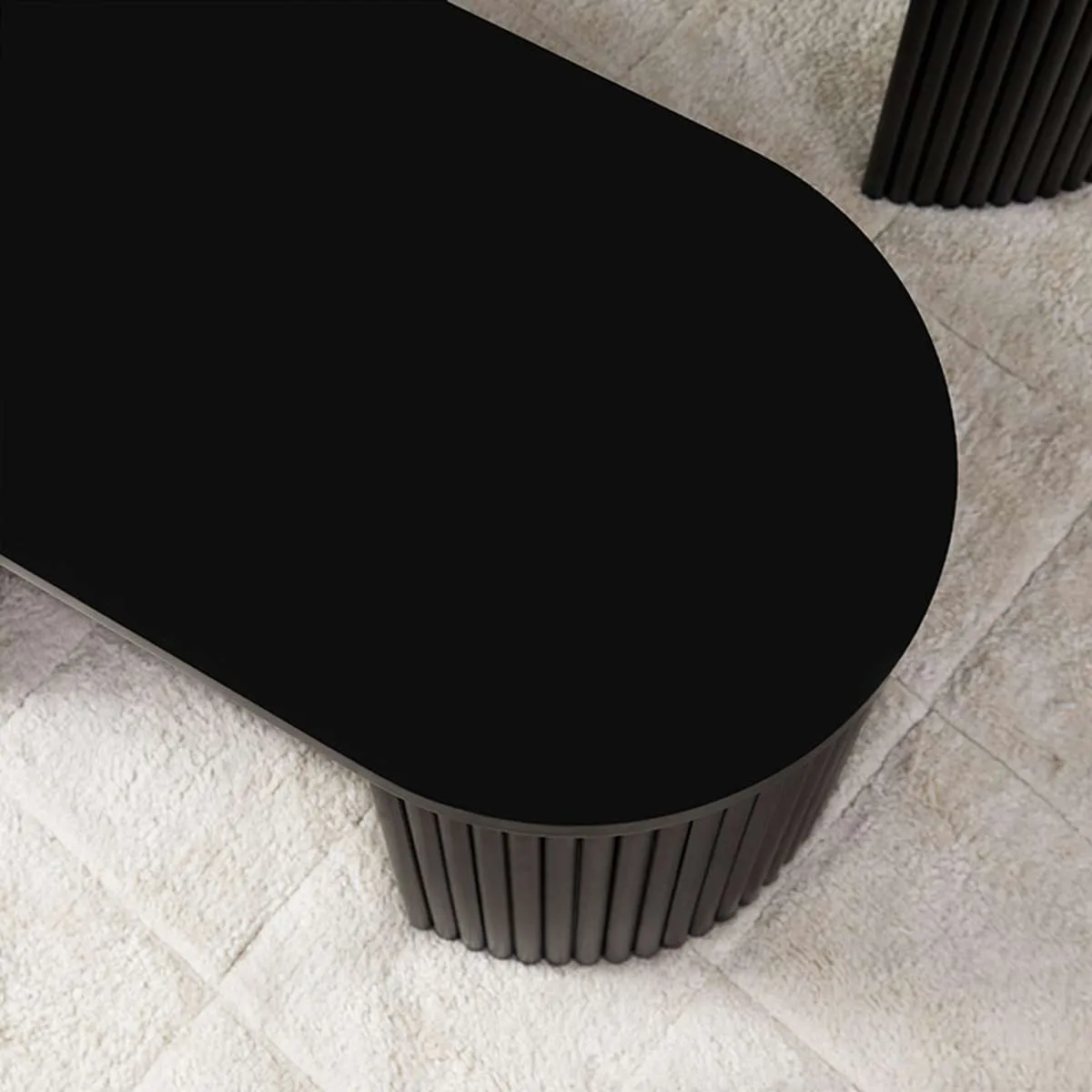 Eve Bench Seat - Black Mocka