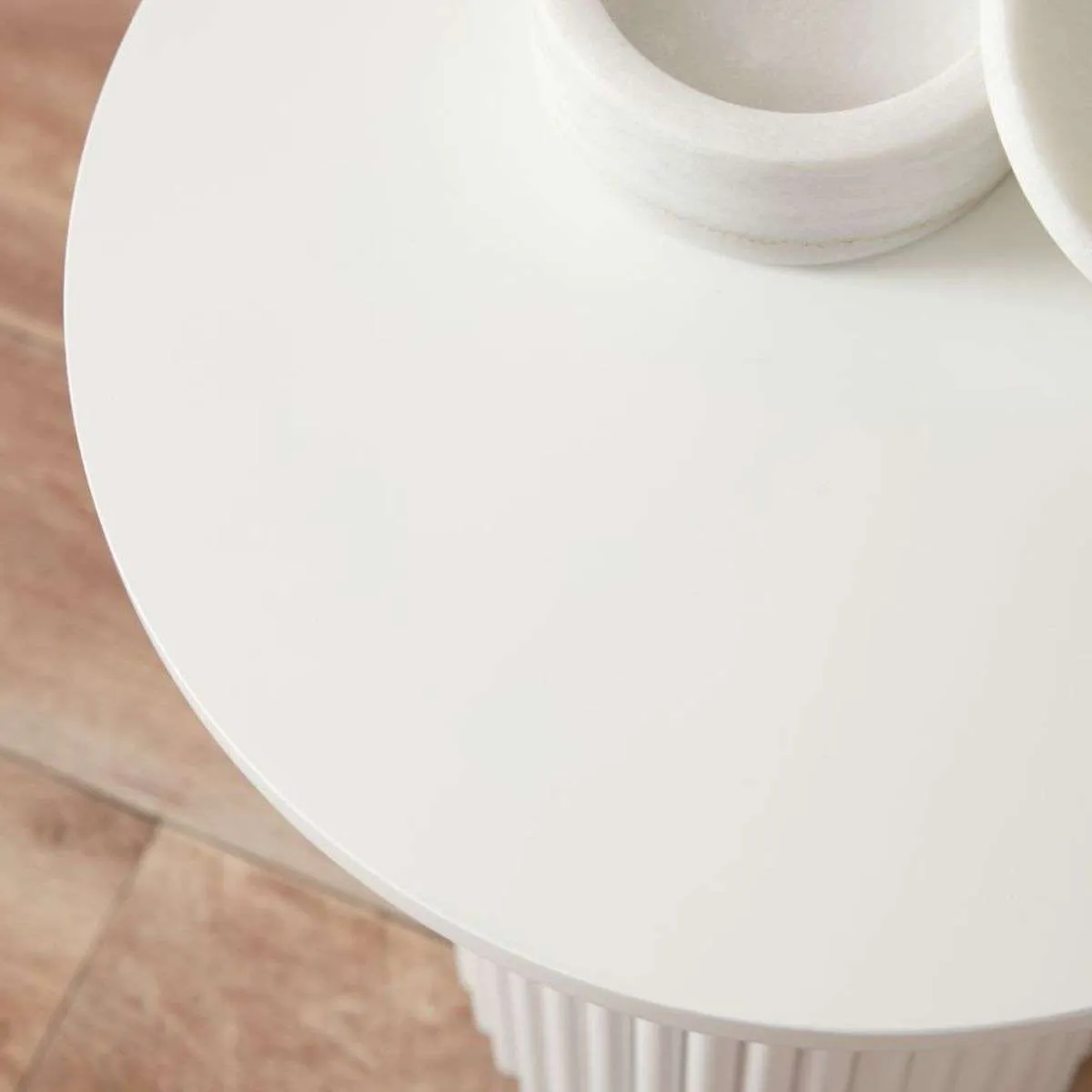 Eve Side Table - White Mocka