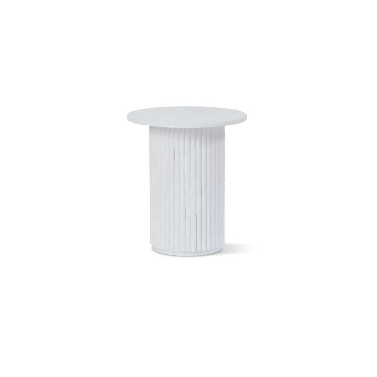 Eve Side Table - White Mocka