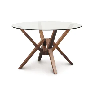 Exeter Round Glass Top Table