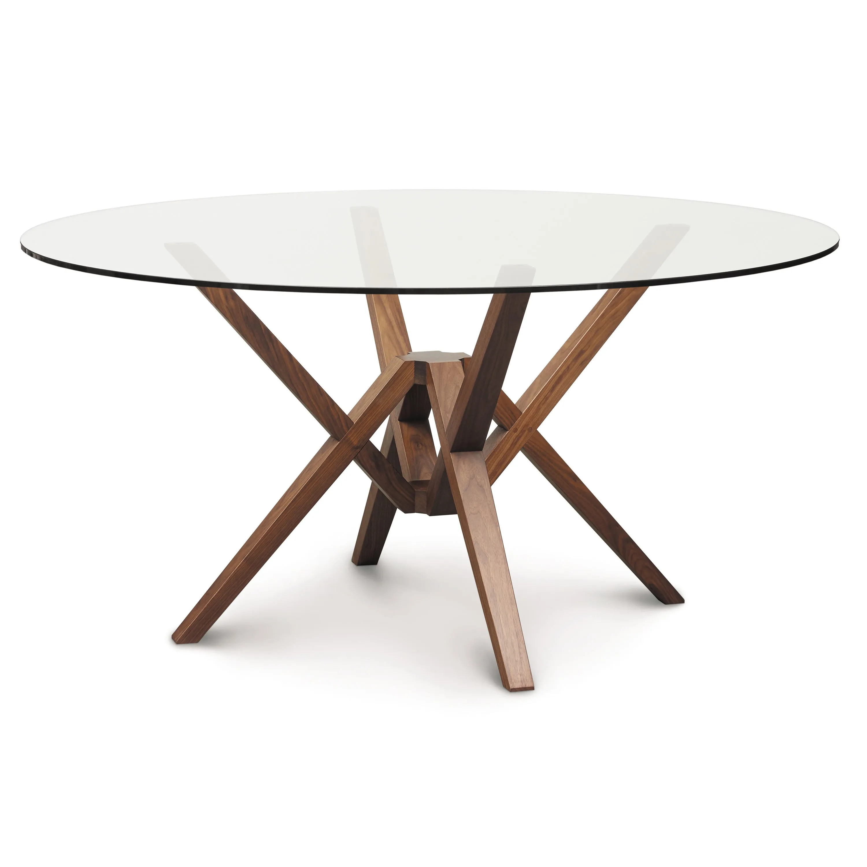 Exeter Round Glass Top Table