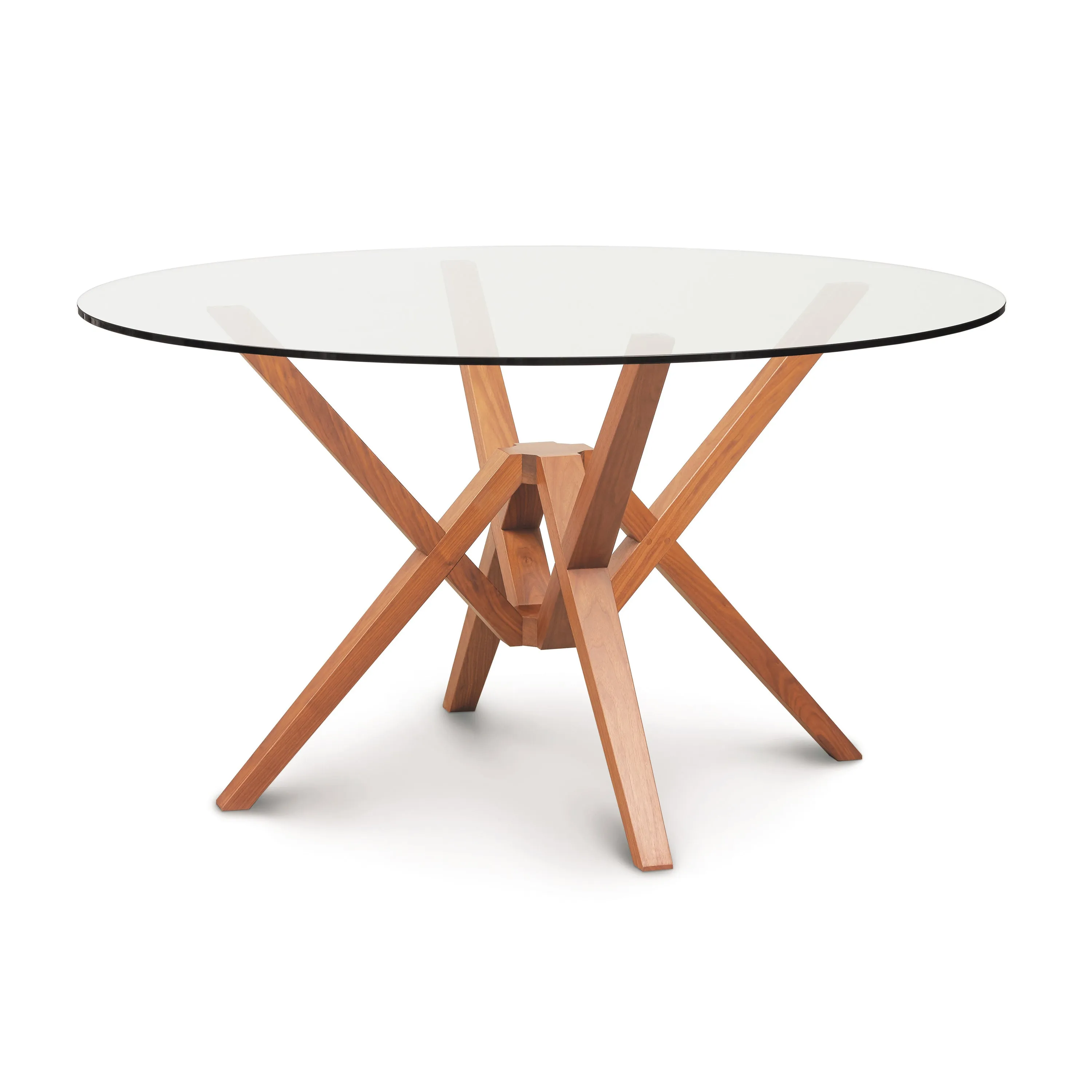 Exeter Round Glass Top Table