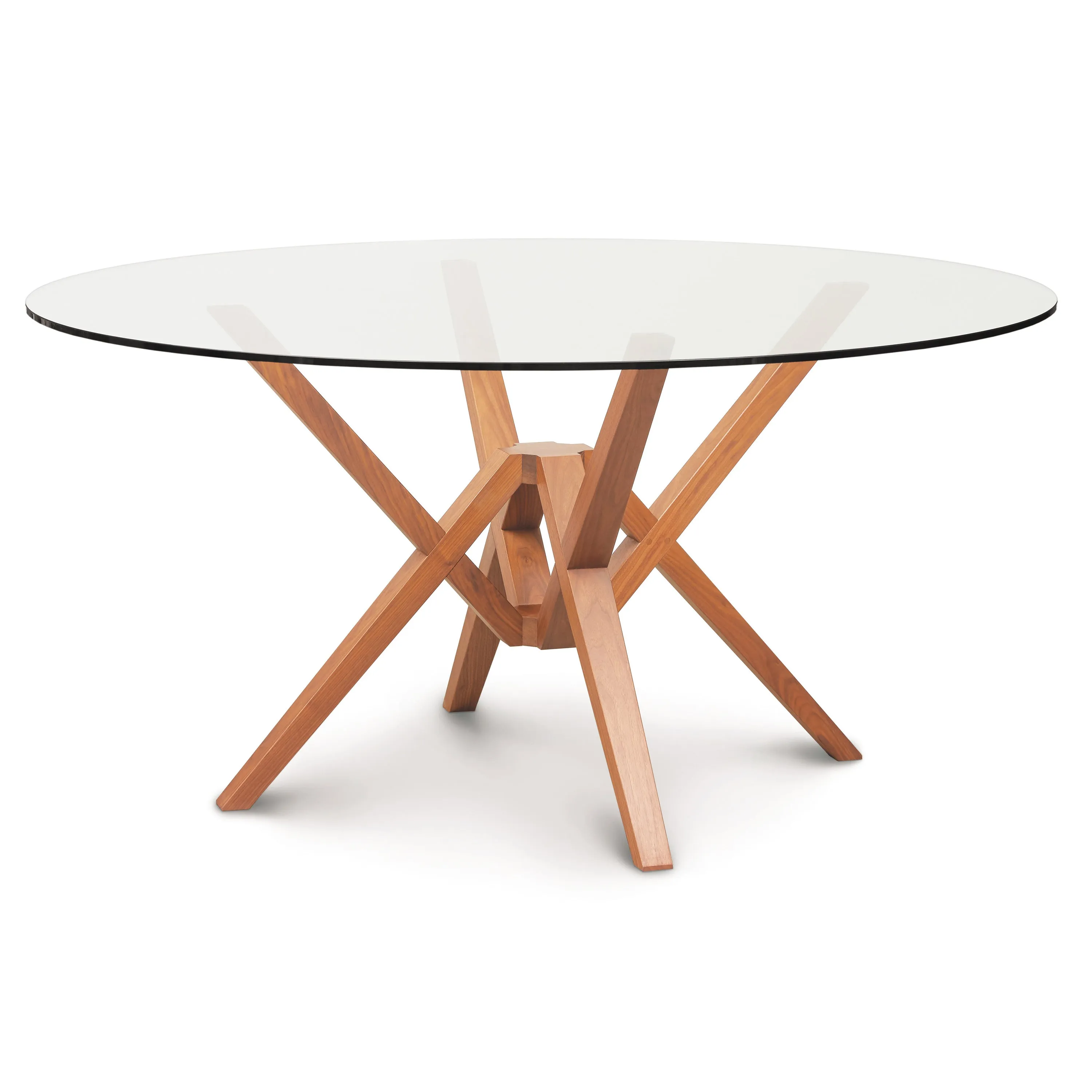 Exeter Round Glass Top Table