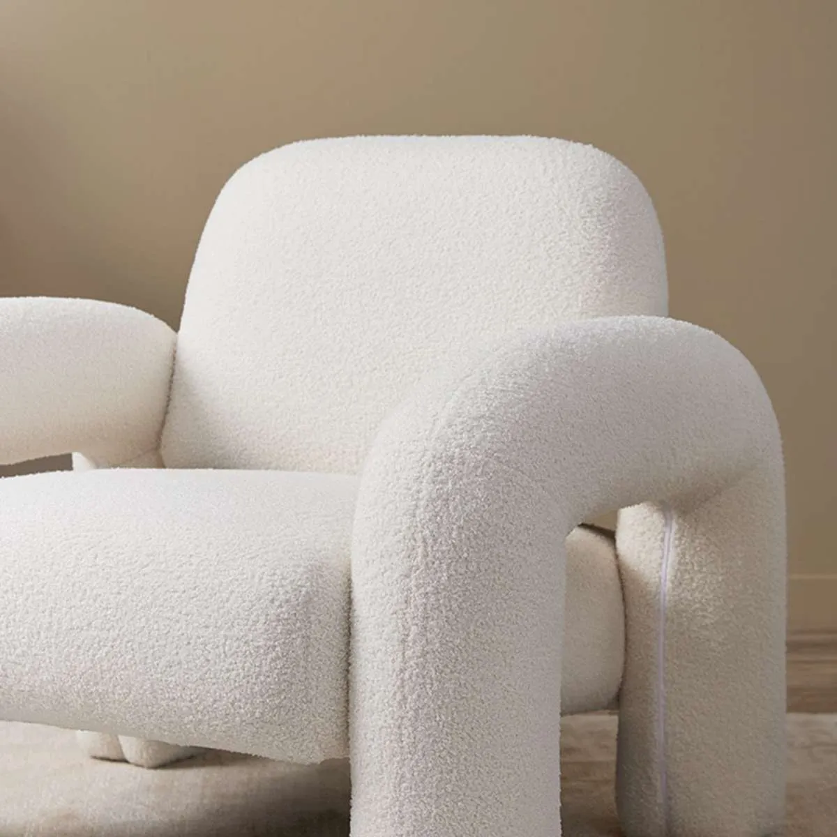 Felix Teddy Occasional Chair - Cream Mocka