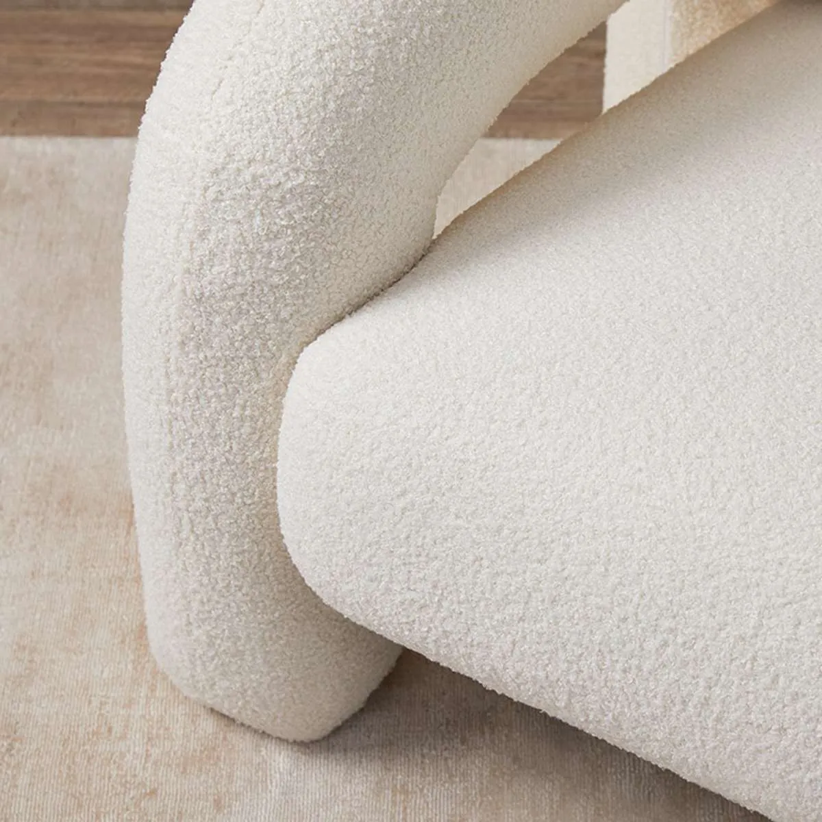 Felix Teddy Occasional Chair - Cream Mocka