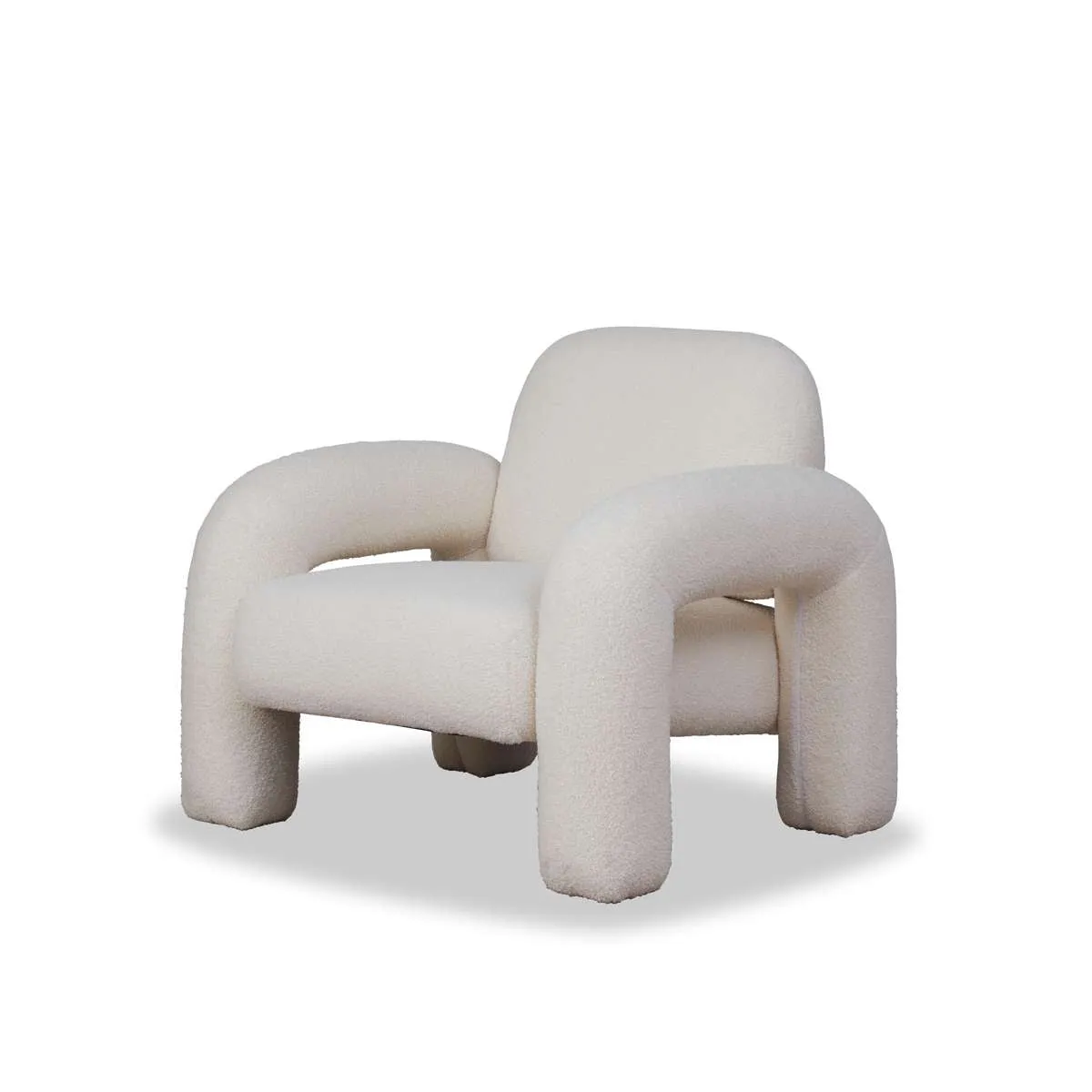 Felix Teddy Occasional Chair - Cream Mocka