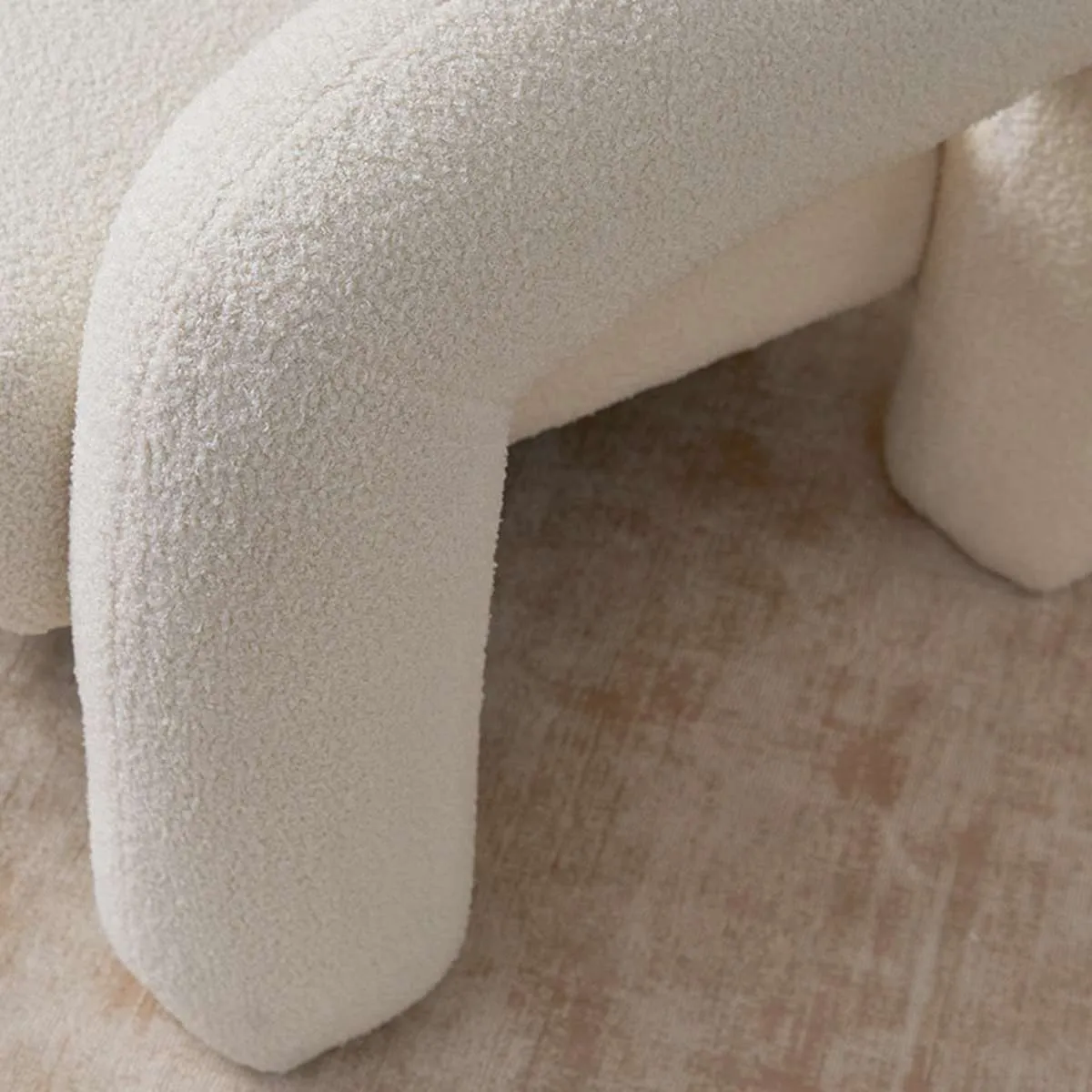 Felix Teddy Occasional Chair - Cream Mocka