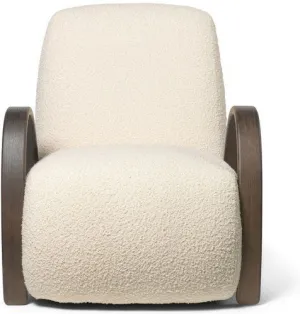 Ferm Living Buur Lounge Chair Nordic Bouclé, Off White