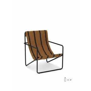 Ferm Living Desert Chair Kids, Black/Stripe