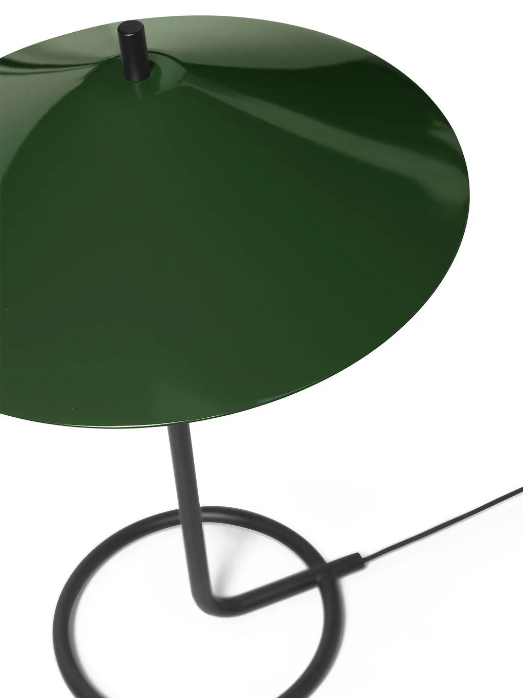 Ferm Living Filo Table Lamp, Black/Mørk Olive