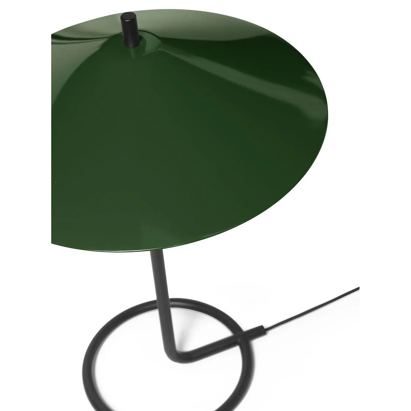Ferm Living Filo Table Lamp, Black/Mørk Olive