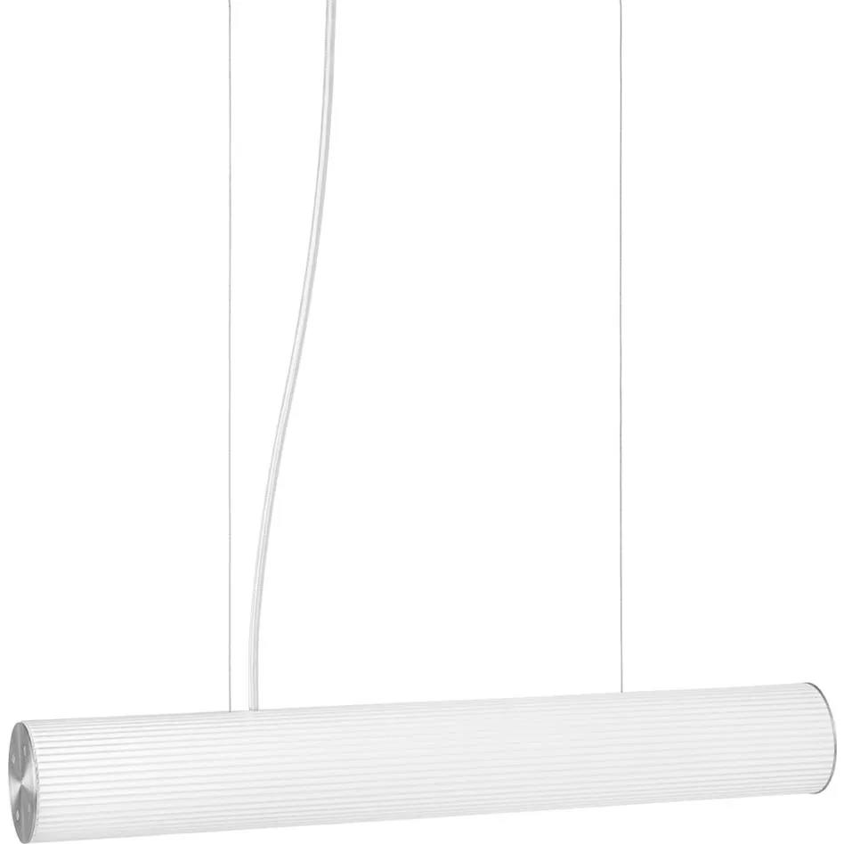 Ferm Living Vuelta Suspension Lamp Stainless Steel ø60 Cm, White
