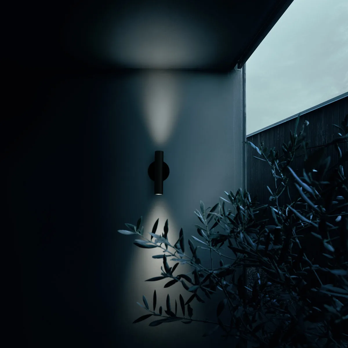 Flauta Spiga Outdoor Wall Sconce