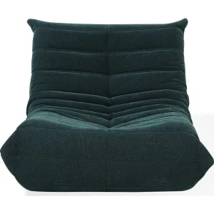 Flex Upholstered Lounge Chair in Emerald Chenille Modus