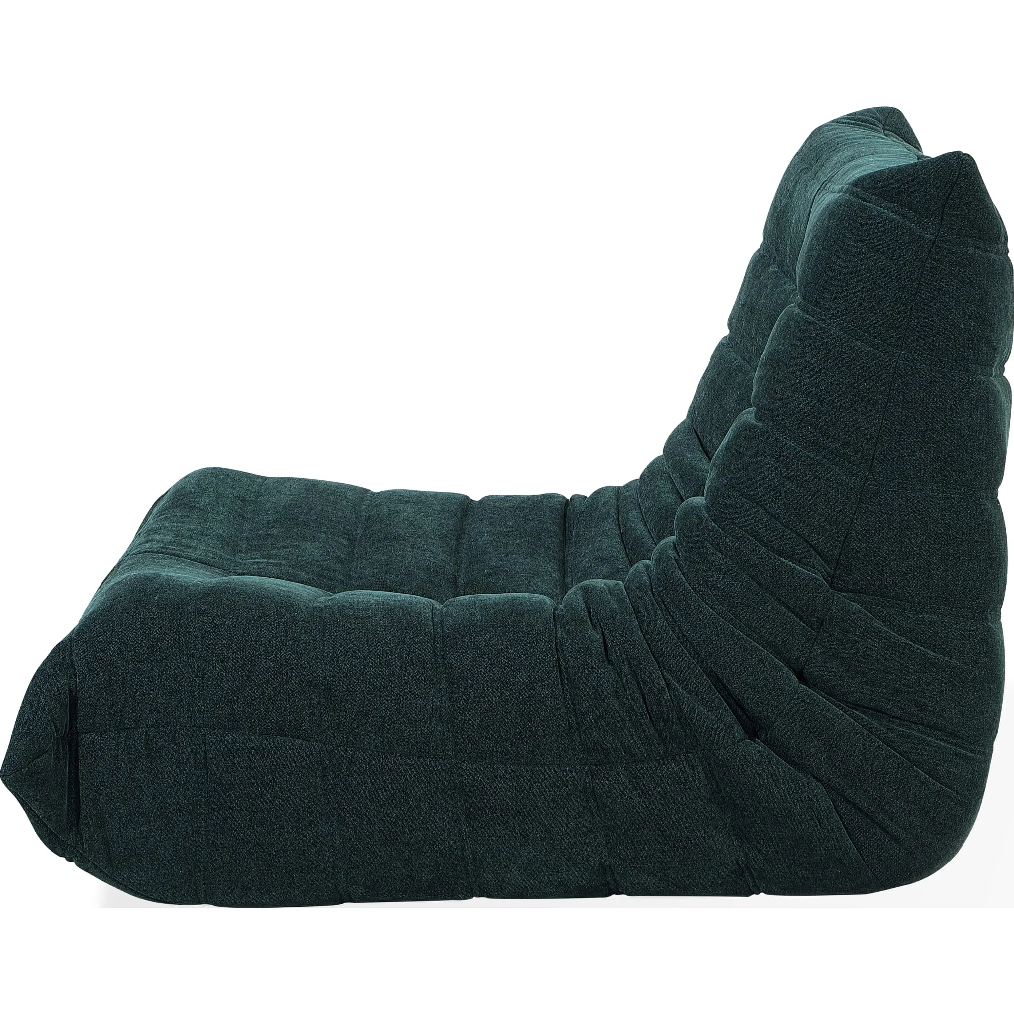 Flex Upholstered Lounge Chair in Emerald Chenille Modus
