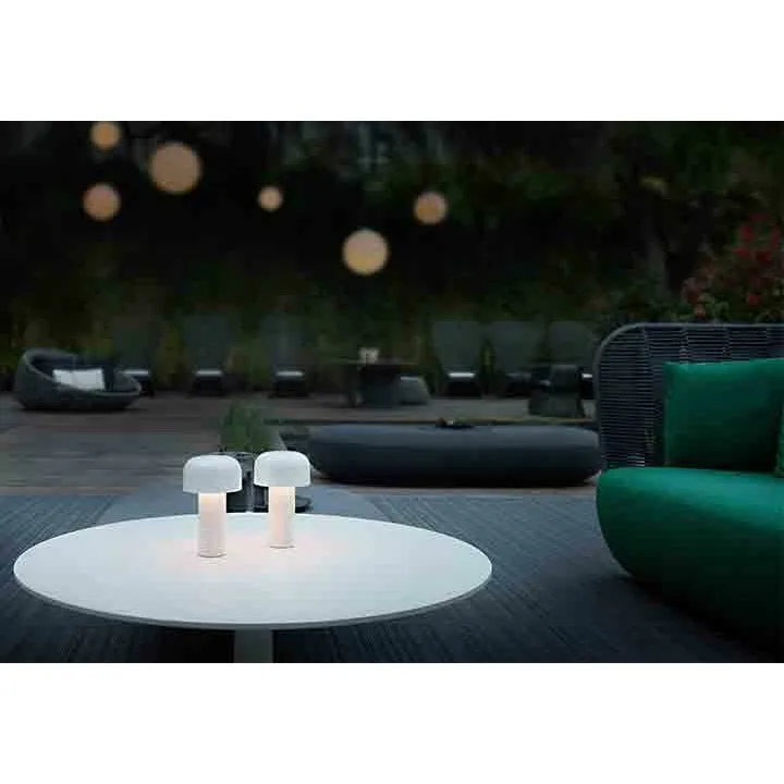 Flos Bellhop Table Lamp, Grey Blue