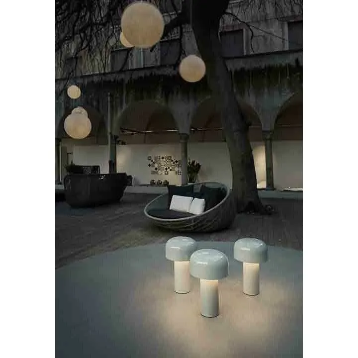 Flos Bellhop Table Lamp, Grey Blue