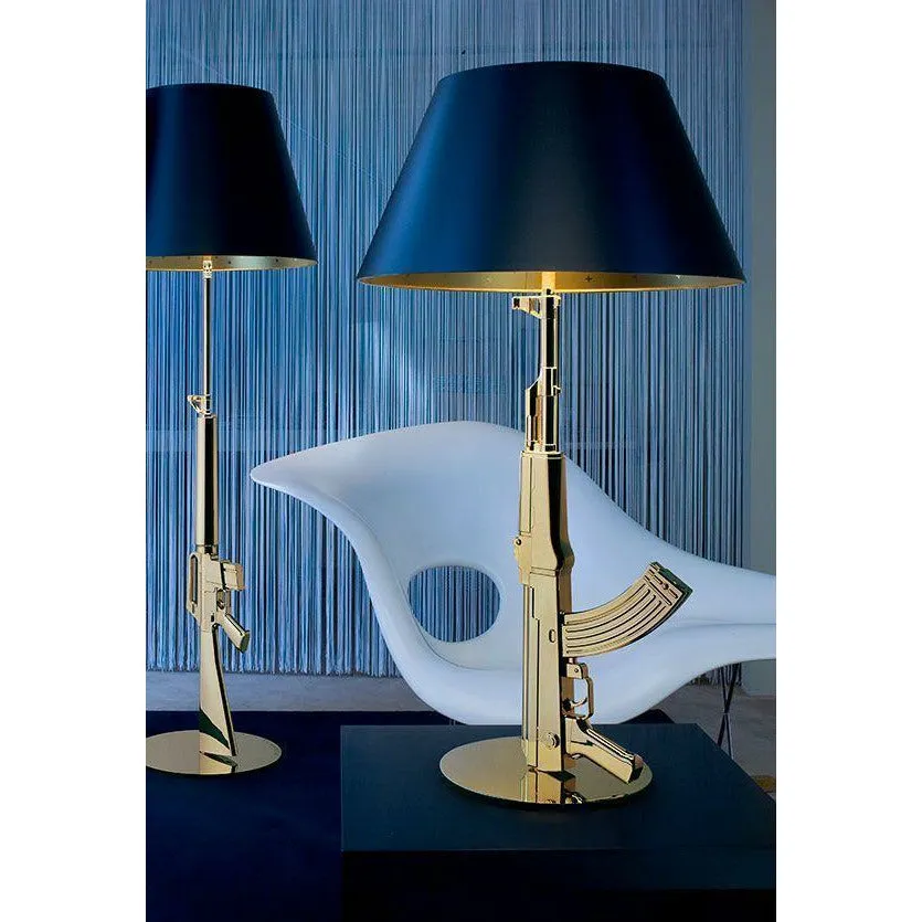Flos Guns Table Lamp, Gold/Black