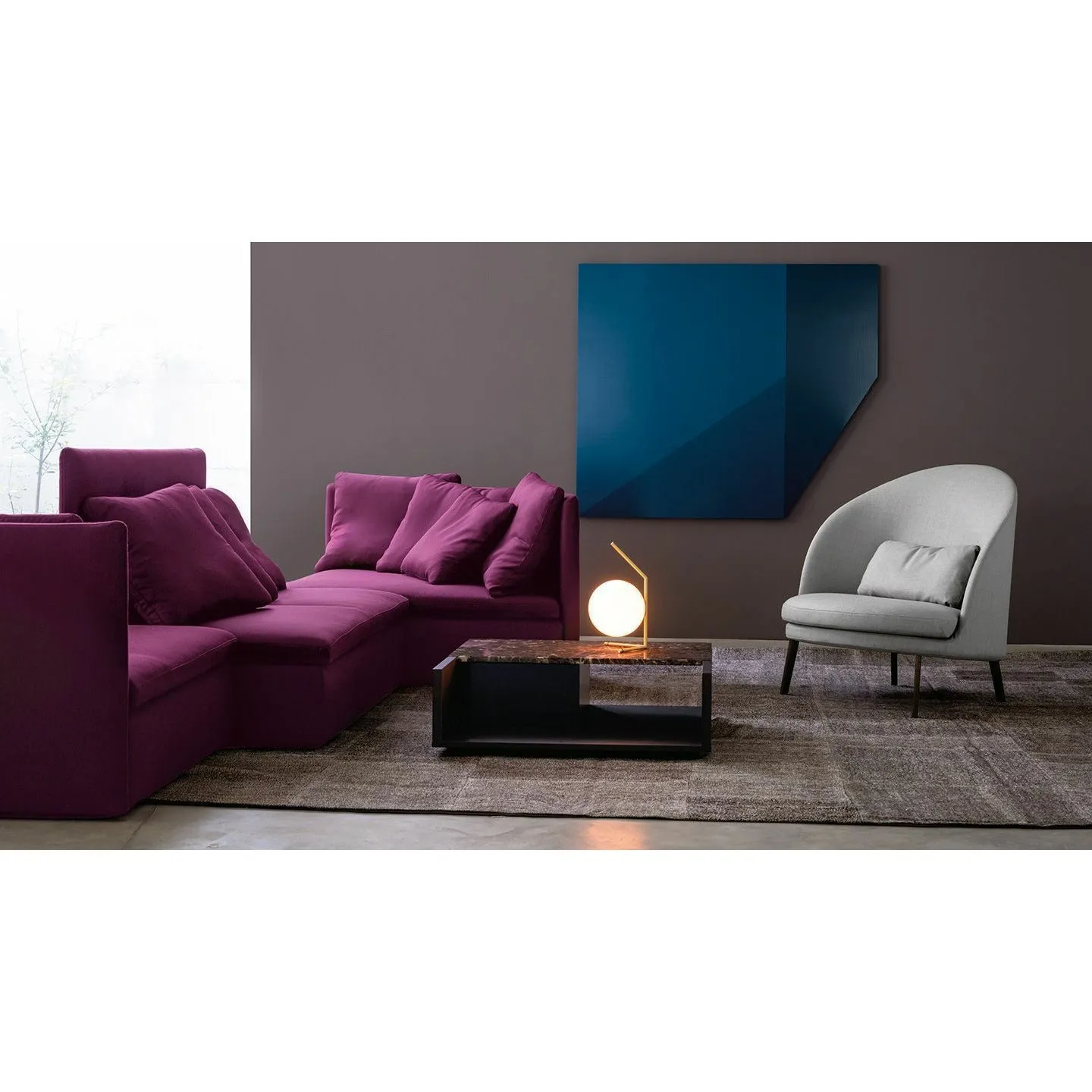 Flos Ic Light T1 Low Table Lamp, Black