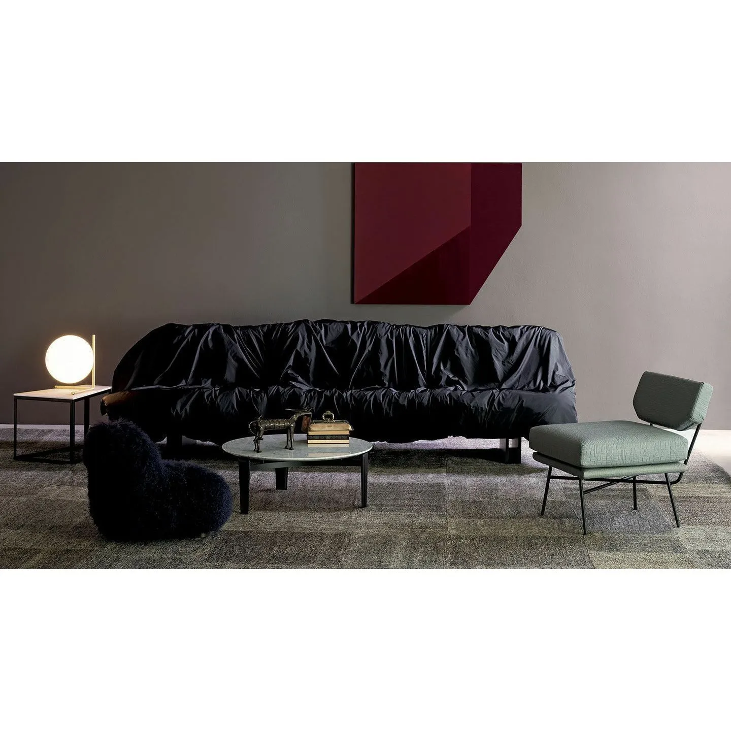 Flos Ic Light T2 Table Lamp, Brass