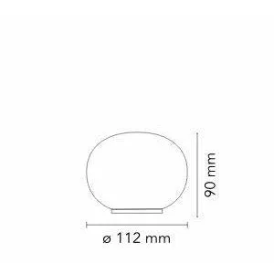 Flos Mini Glo Ball Table Lamp With Switch