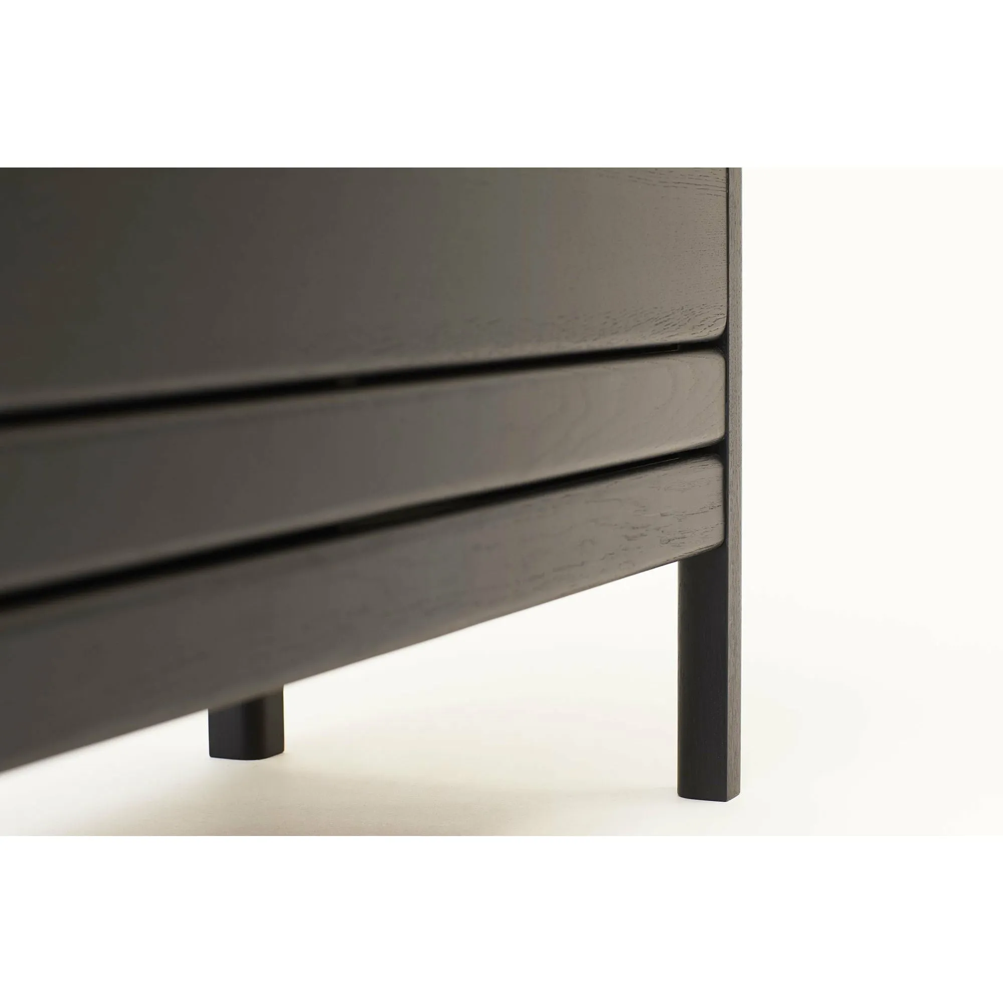 Form & Refine A Line Storagebench 111 Cm. Black Stained Oak
