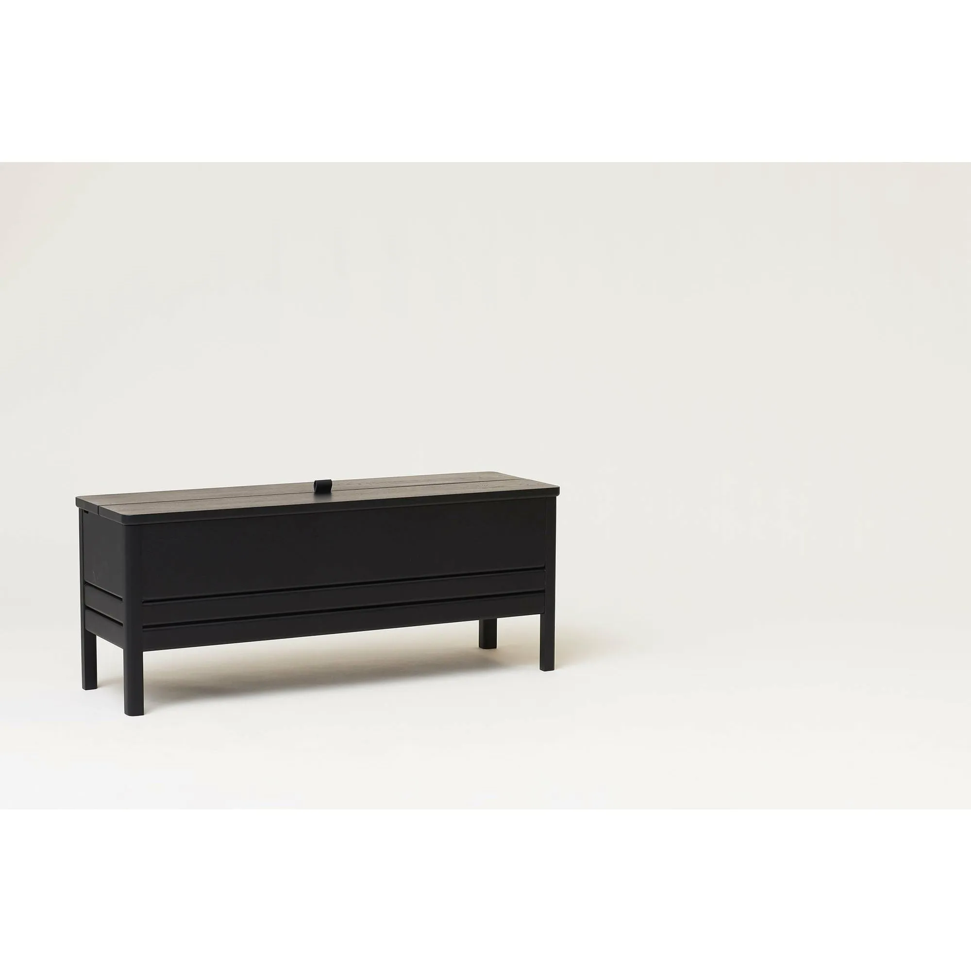 Form & Refine A Line Storagebench 111 Cm. Black Stained Oak