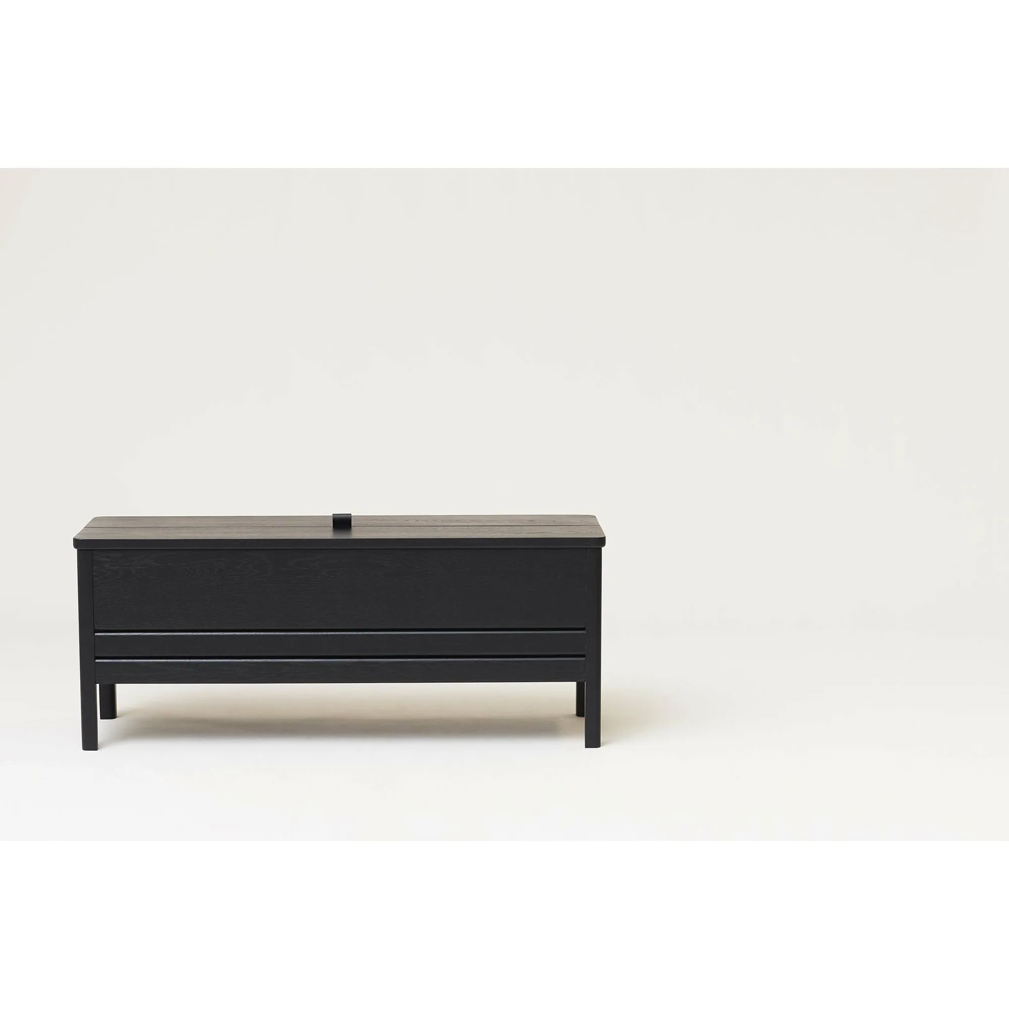 Form & Refine A Line Storagebench 111 Cm. Black Stained Oak