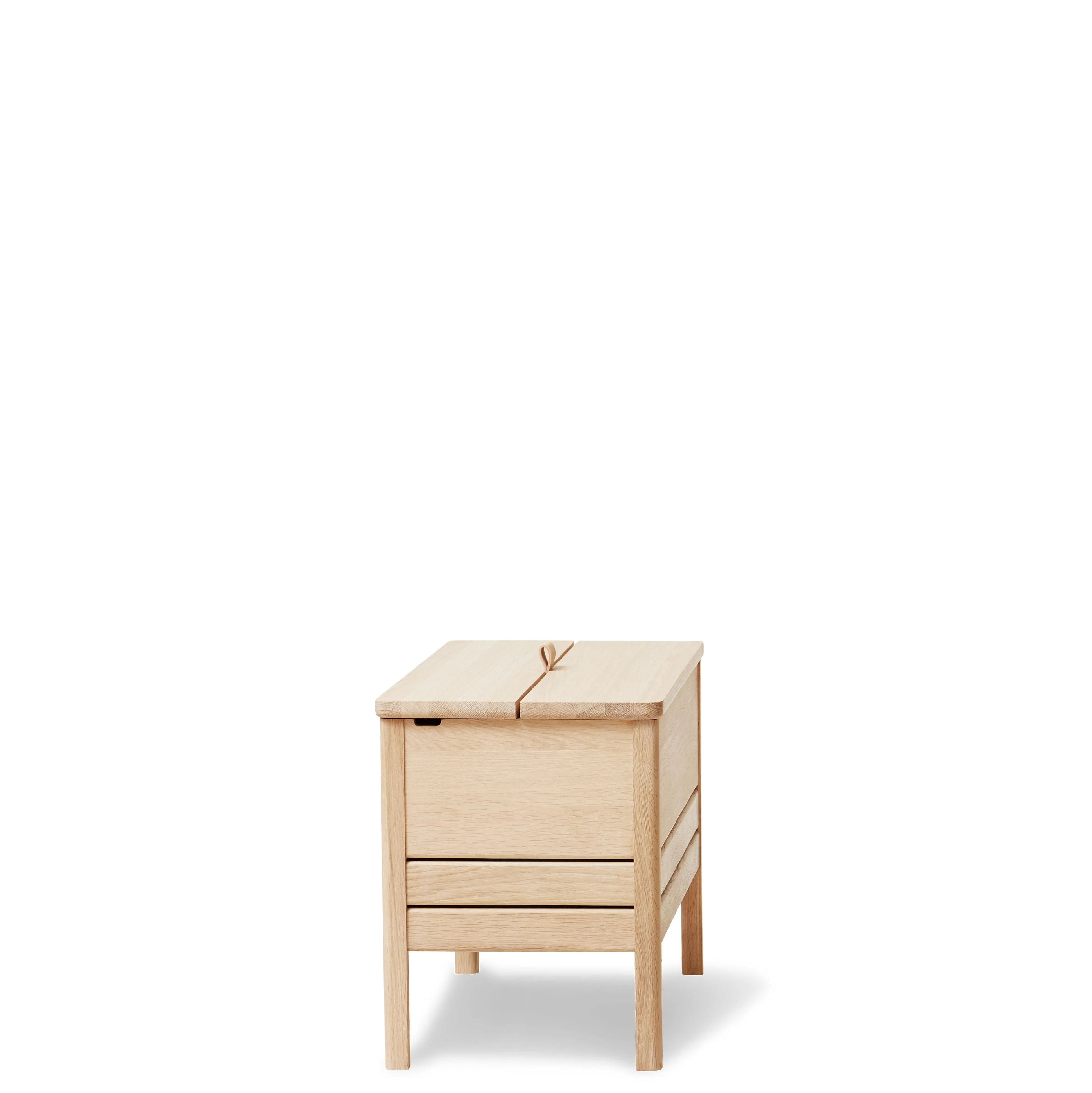 Form & Refine A Line Storagebench 68 Cm. White Oil Oak