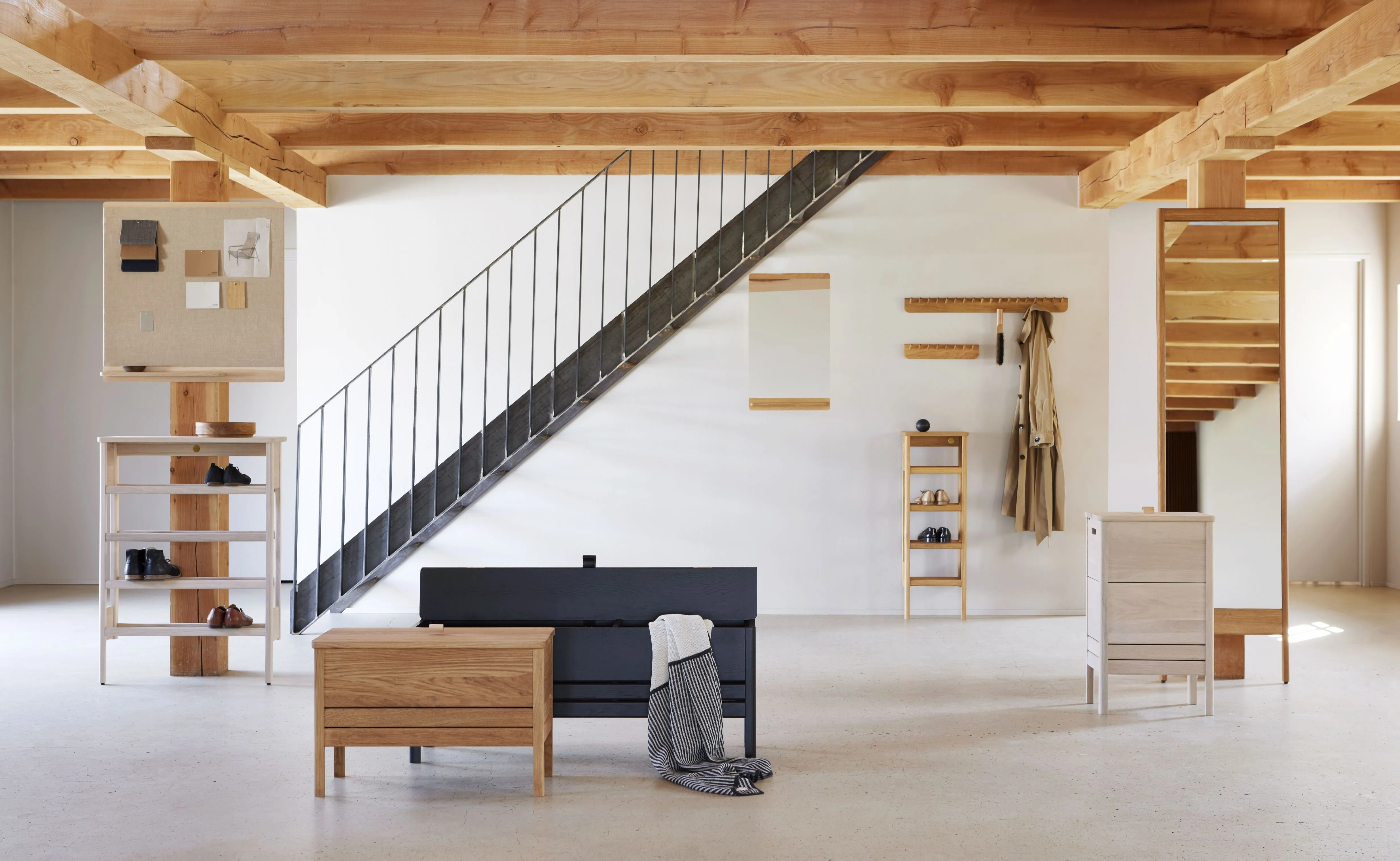 Form & Refine A Line Storagebench 68 Cm. White Oil Oak
