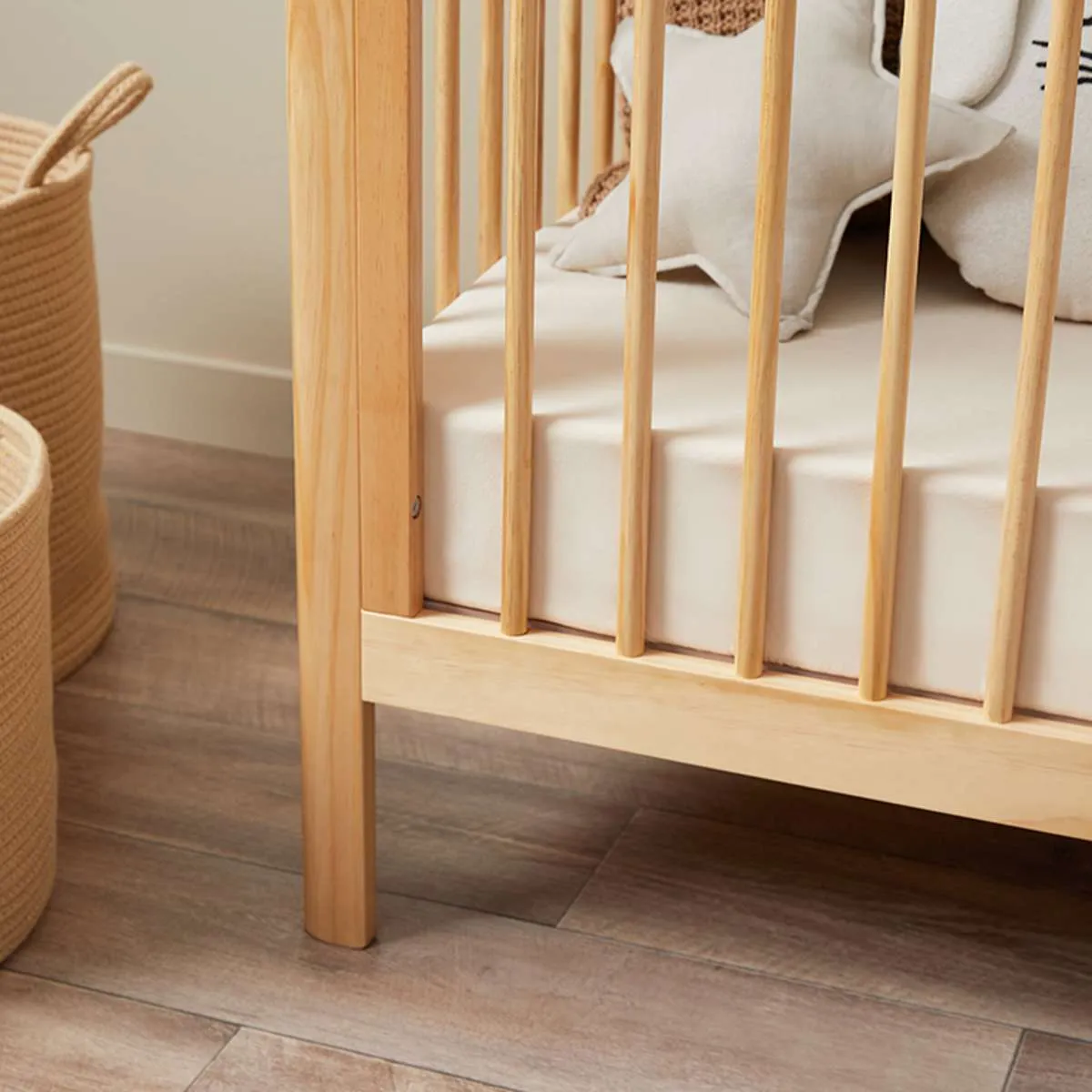 Fraser Coastal Cot - Natural Mocka