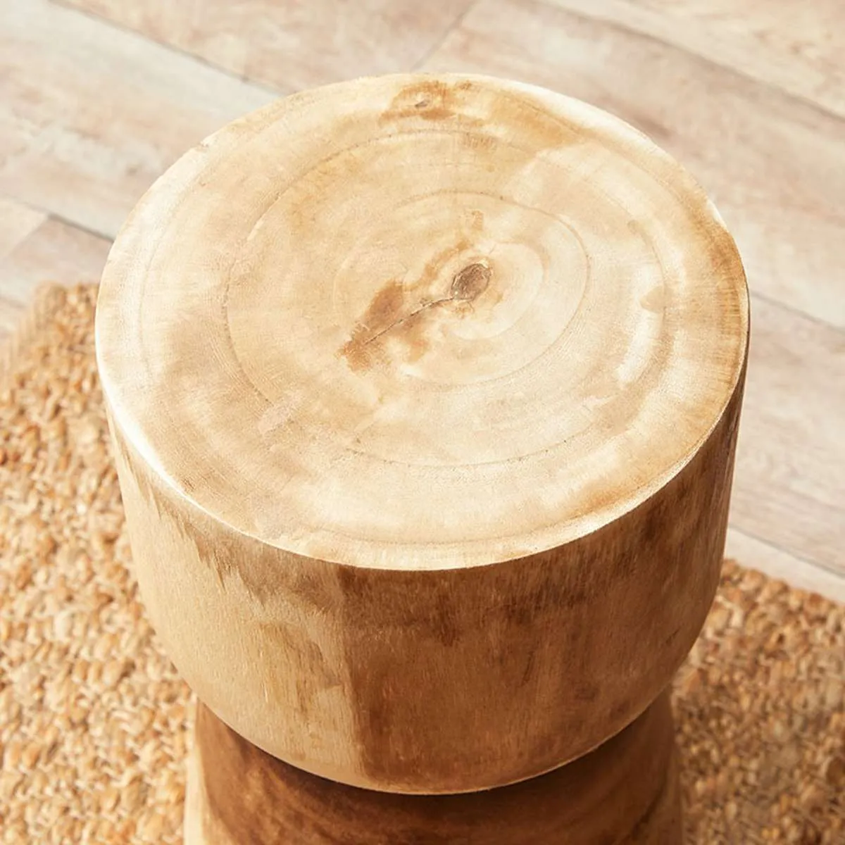 Frederick Wooden Side Table Mocka