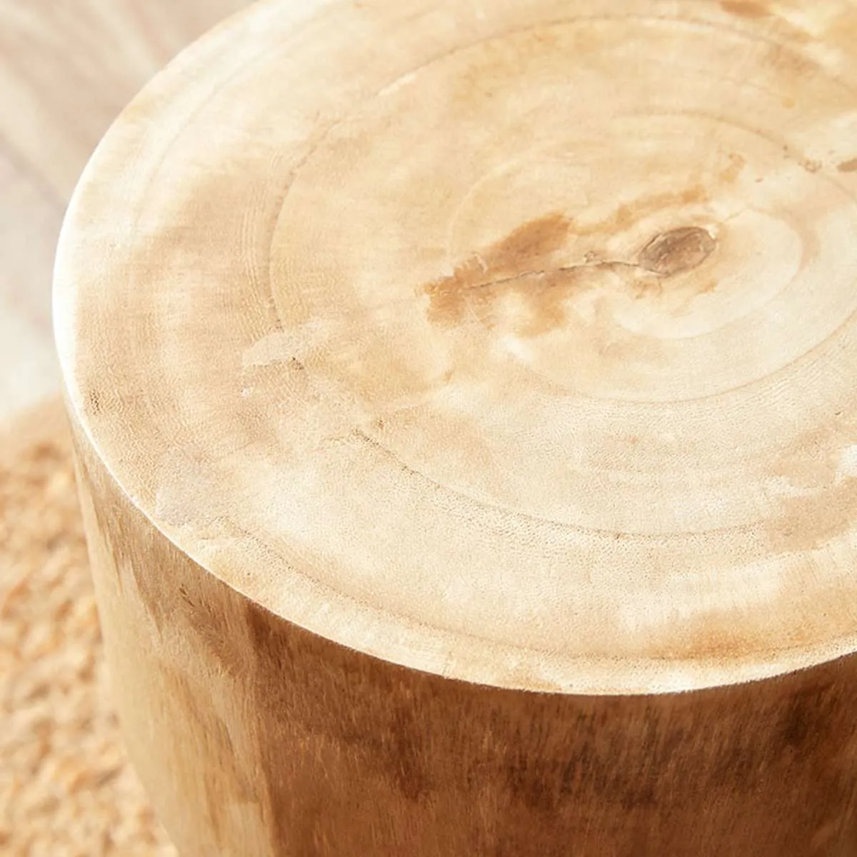 Frederick Wooden Side Table Mocka