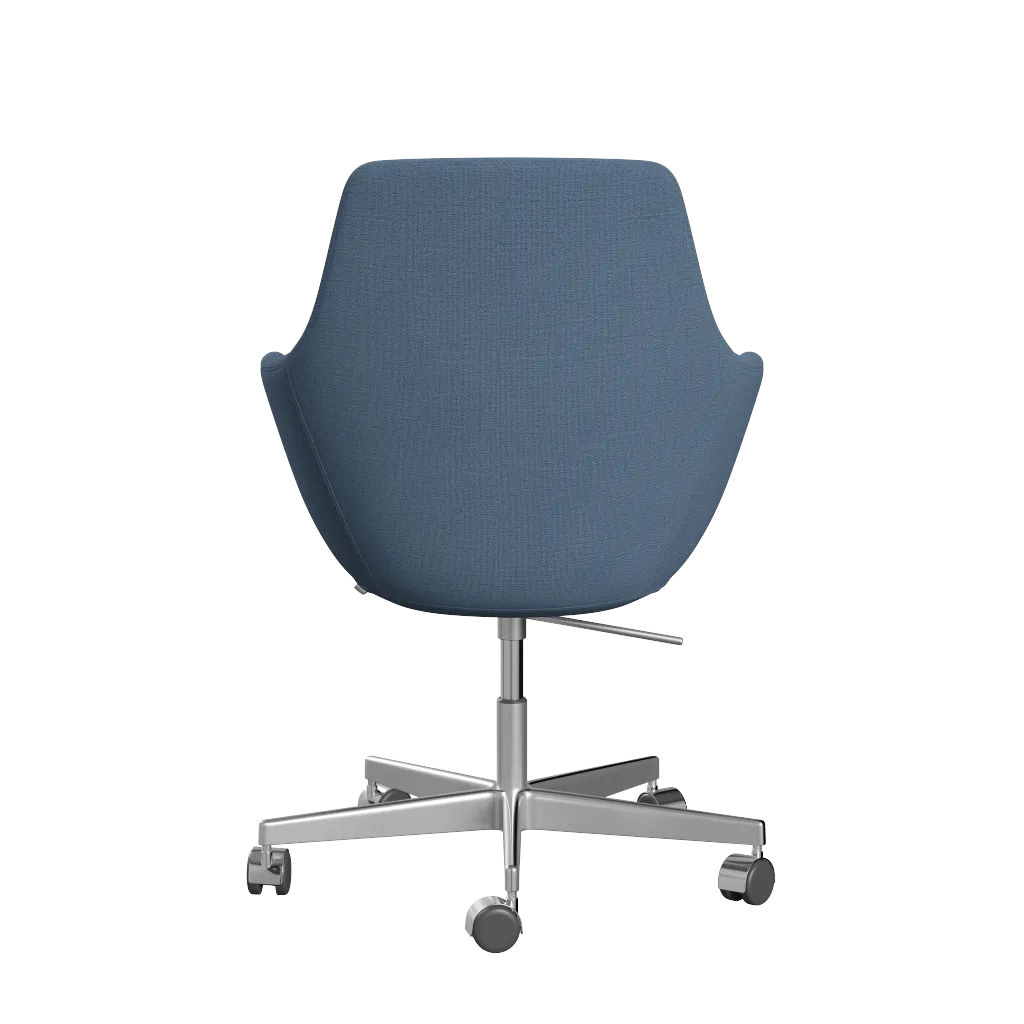 Fritz Hansen Little Giraffe Swivel Chair Fabric Christianshavn, Light Blue