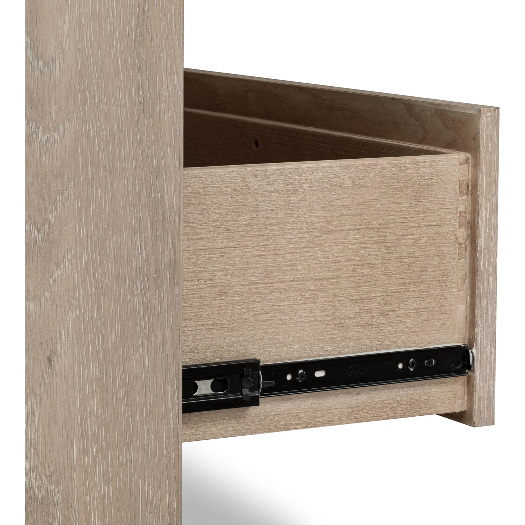 Gardenia Five Drawer Oak Wood Chest in Chai Modus