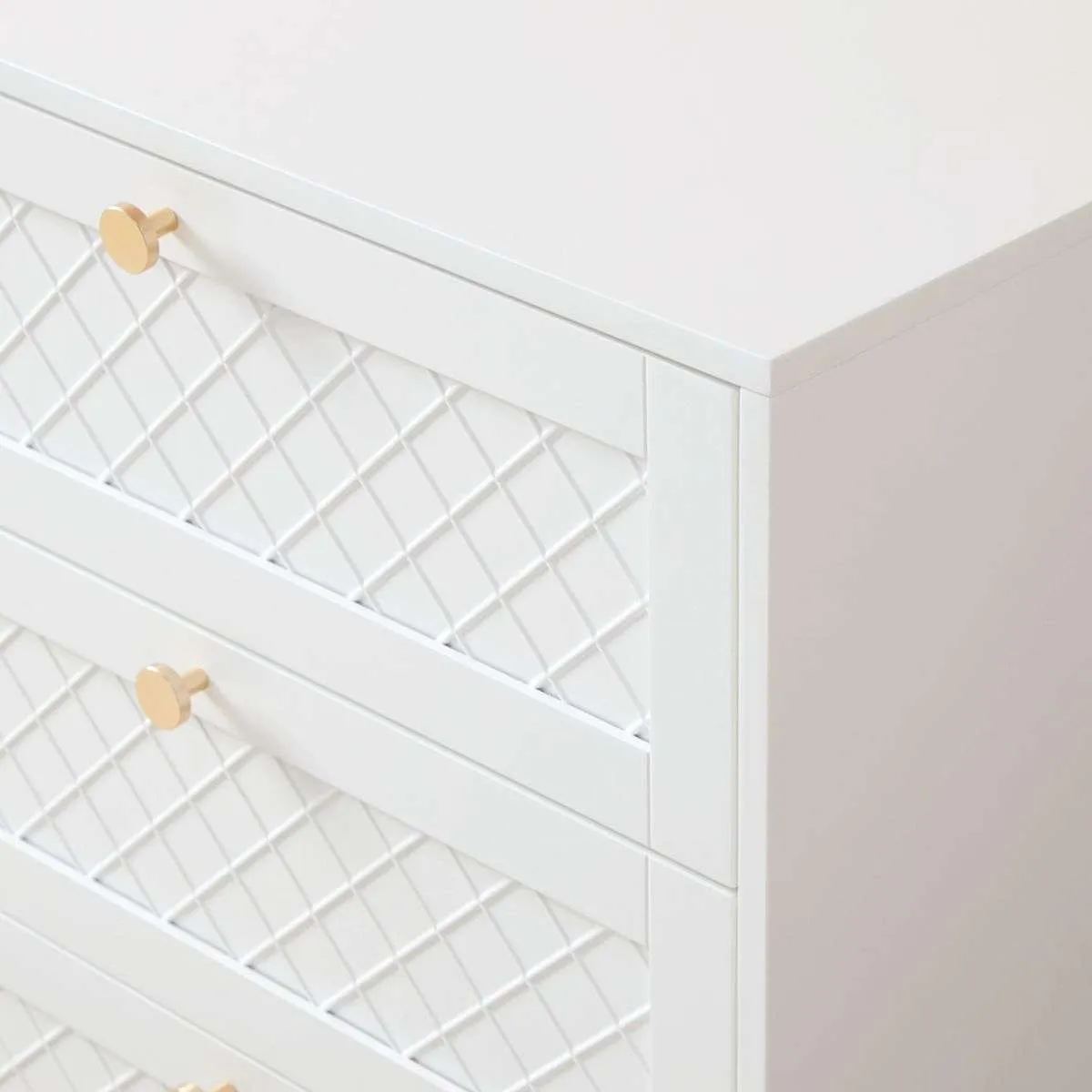 Genevieve Six Drawer Mocka