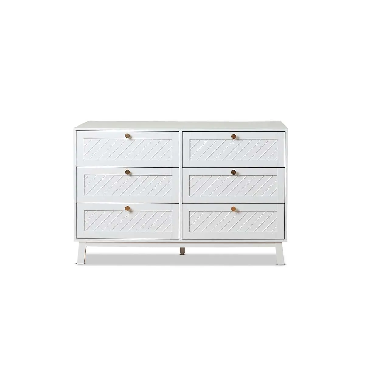 Genevieve Six Drawer Mocka