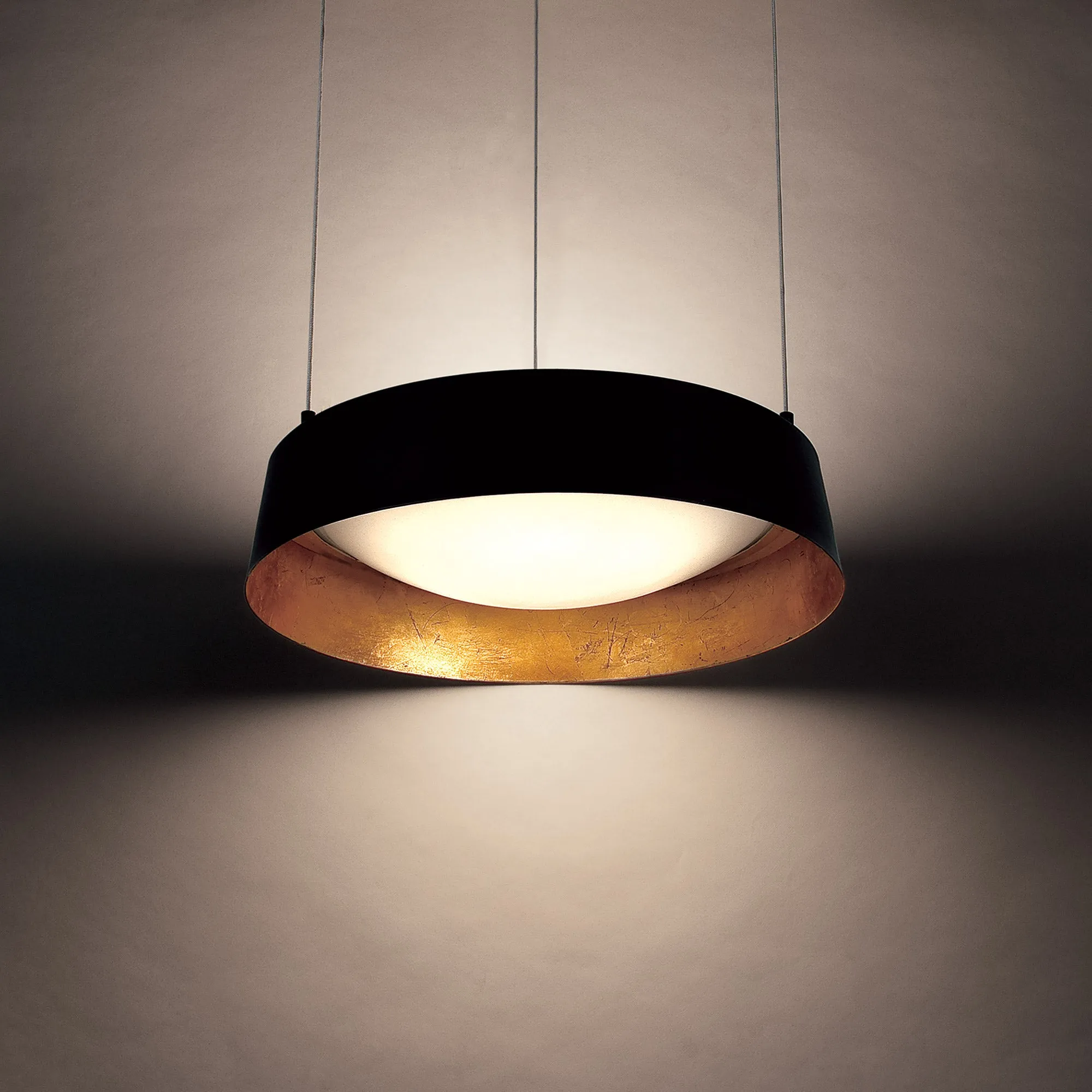 Gilt Pendant Light