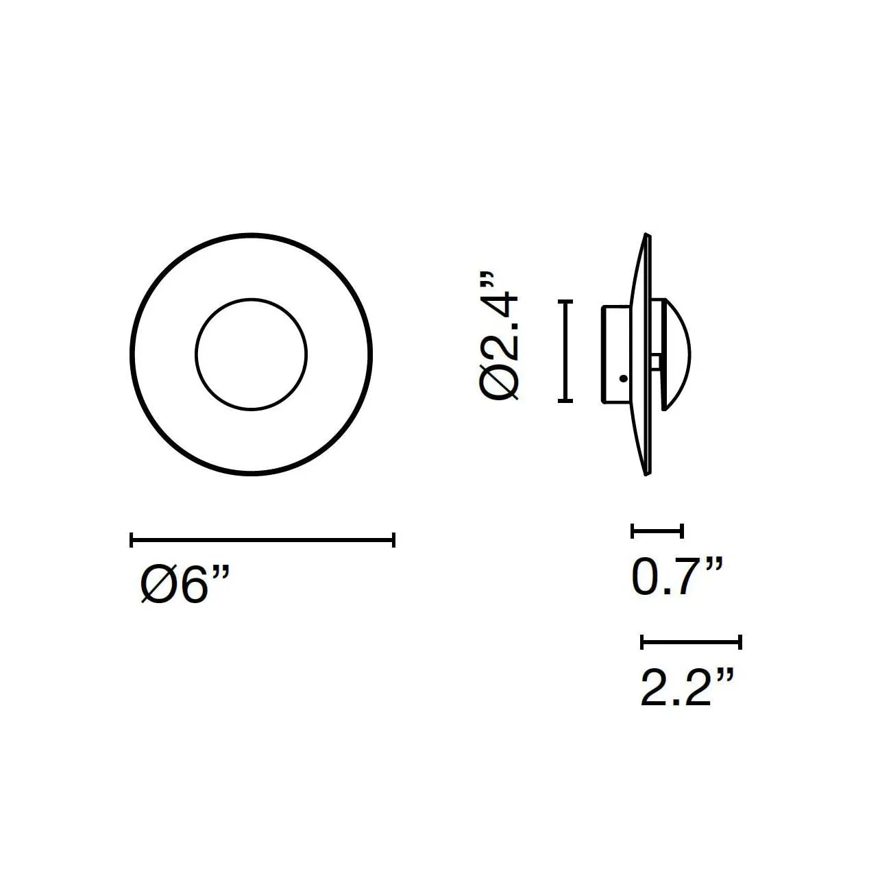 Ginger C Outdoor Wall/Ceiling Light