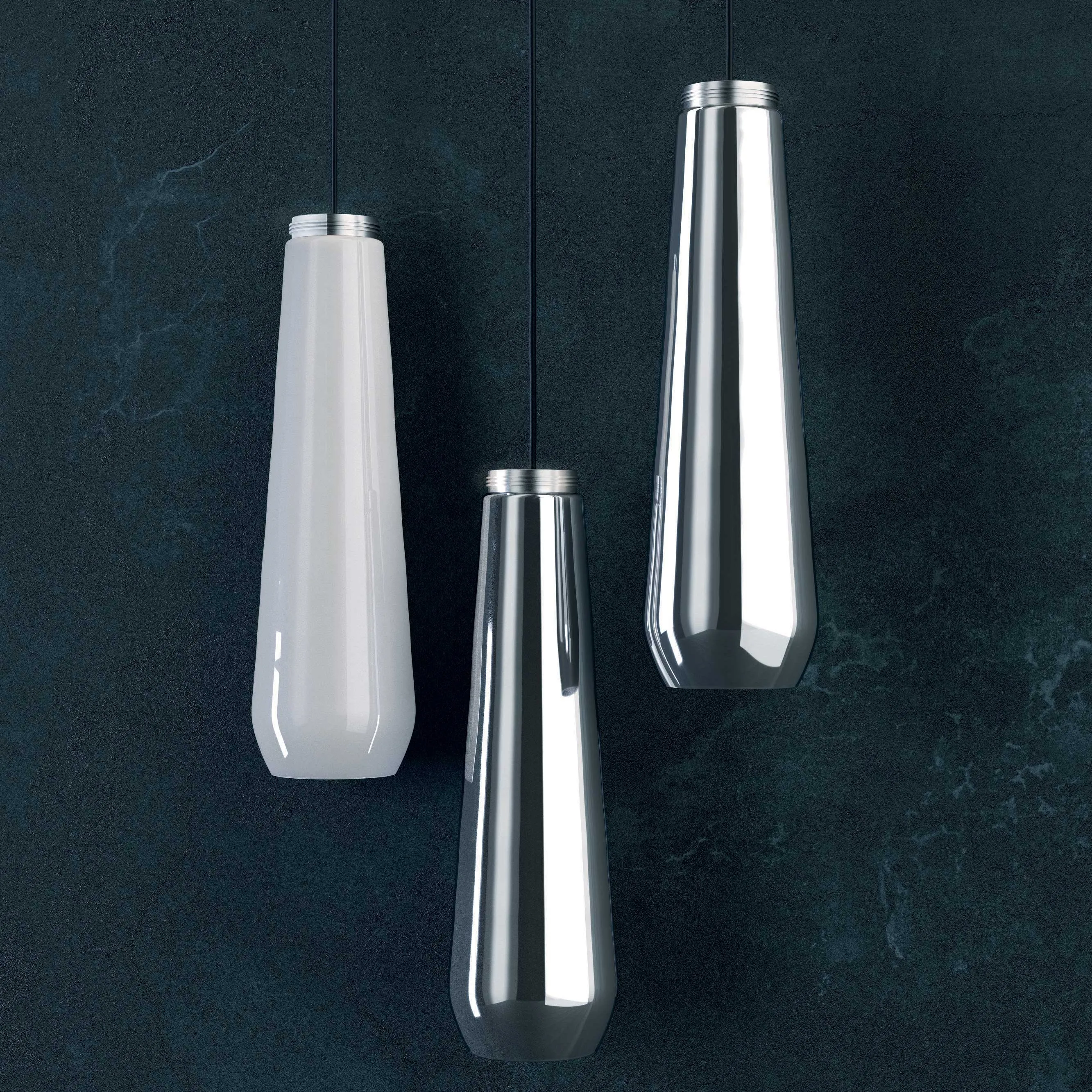 Glass Drop Pendant Light