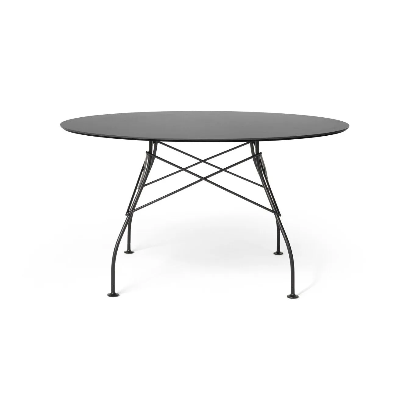 Glossy Outdoor Round Dining Table