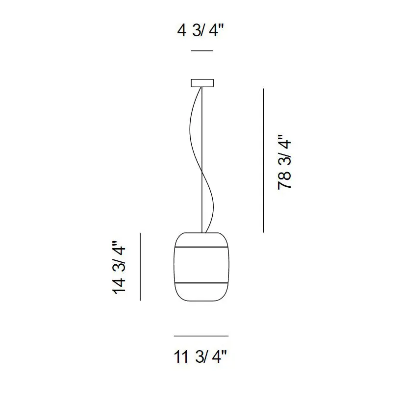 Gong Suspension Light