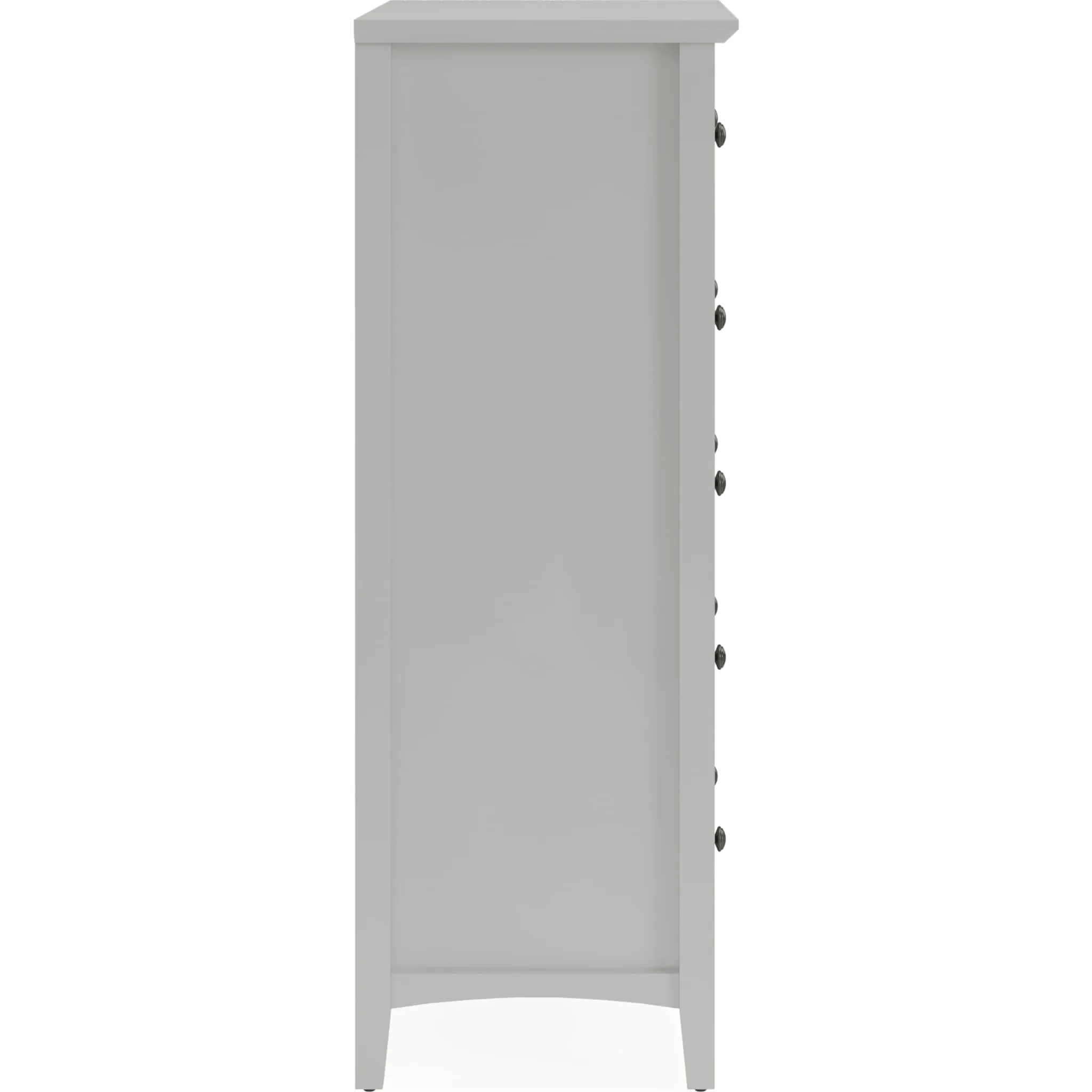 Grace Five Drawer Chest in Elephant Gray (2024) Modus